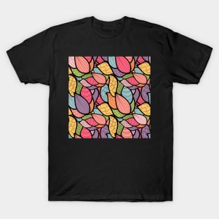 Abstract hand-drawn pattern with waves. T-Shirt